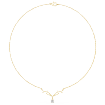 Exquisite Spherical Diamond Lab Grown Necklace