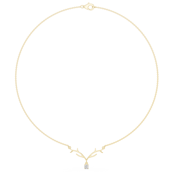 Exquisite Spherical Diamond Lab Grown Necklace