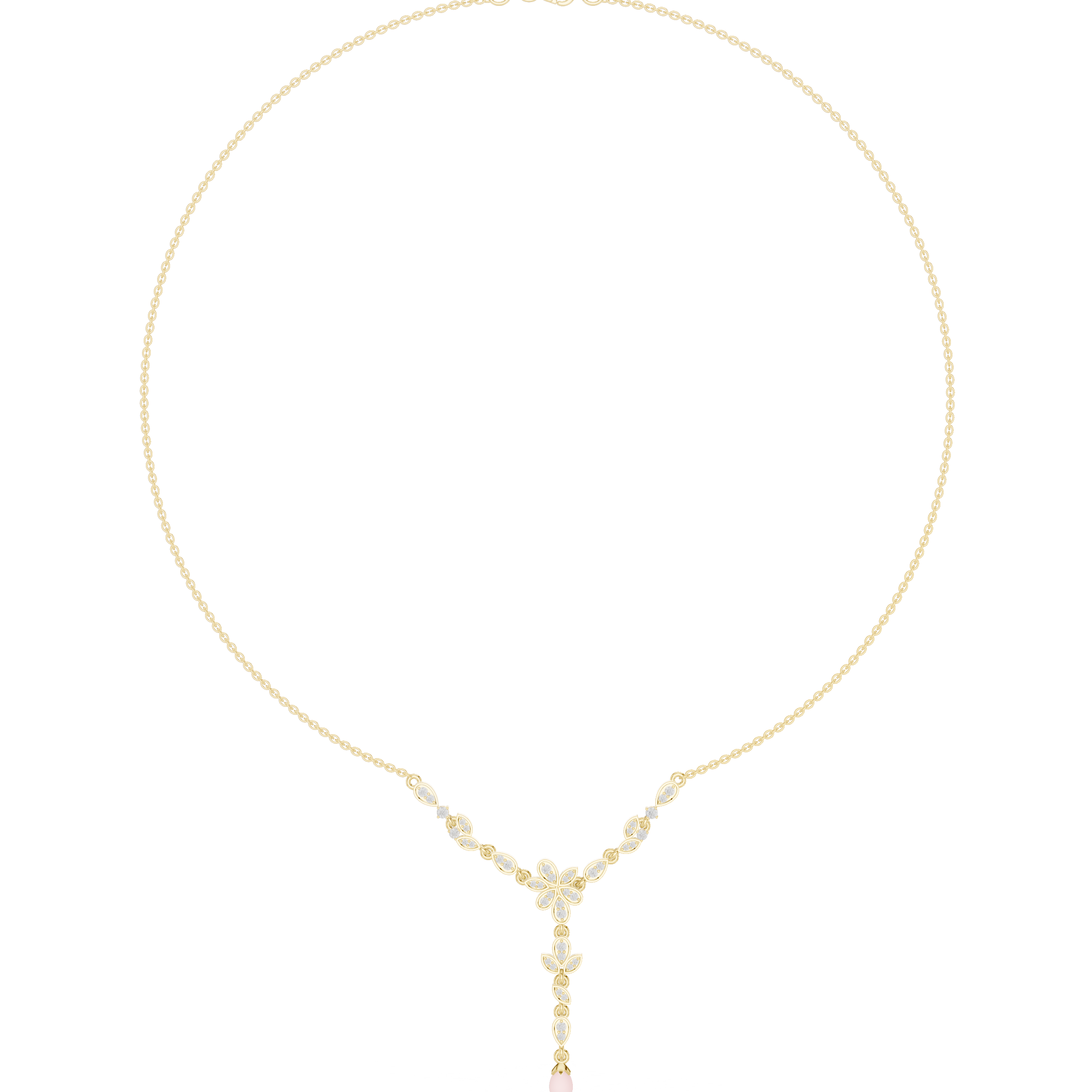 Magnificent Brilliant Diamond Lab Grown Necklace