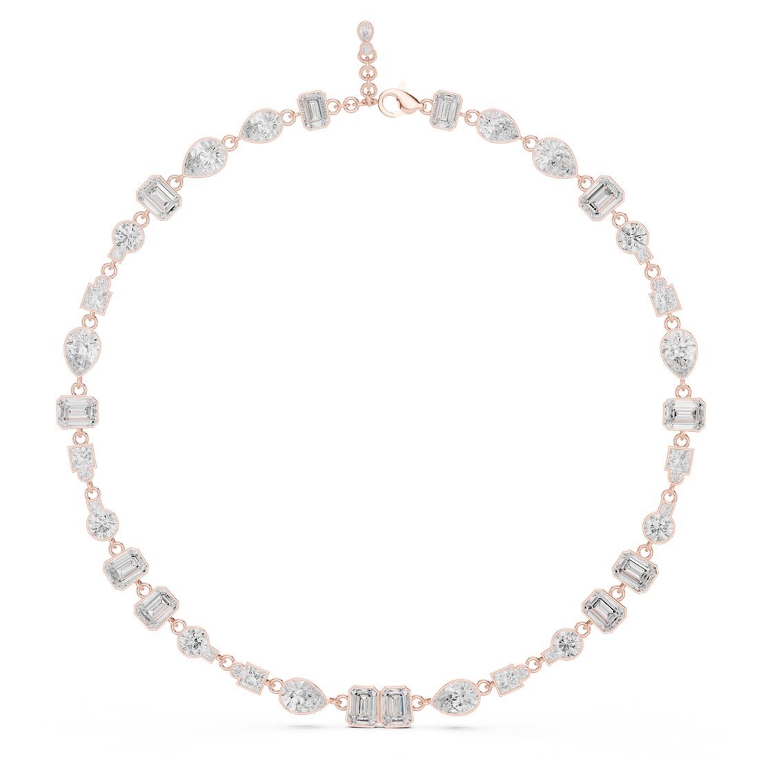 Glorious Emerald Princess Lab Grown Necklace