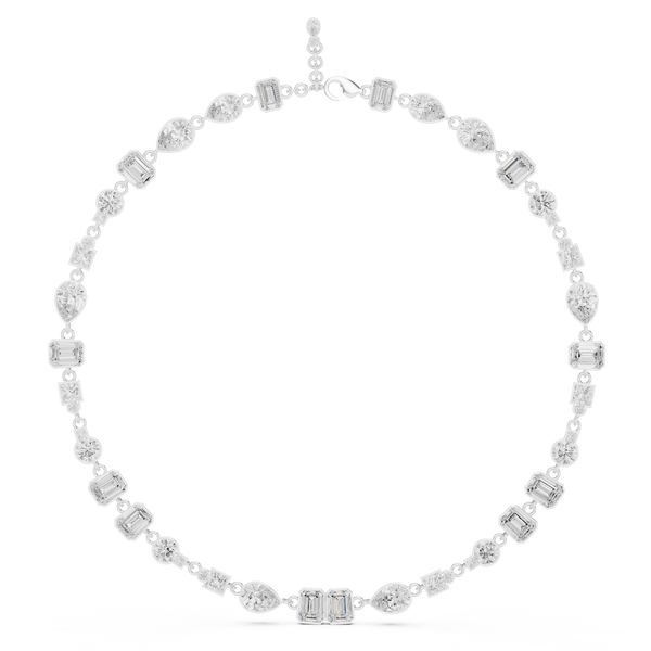Glorious Emerald Princess Lab Grown Necklace