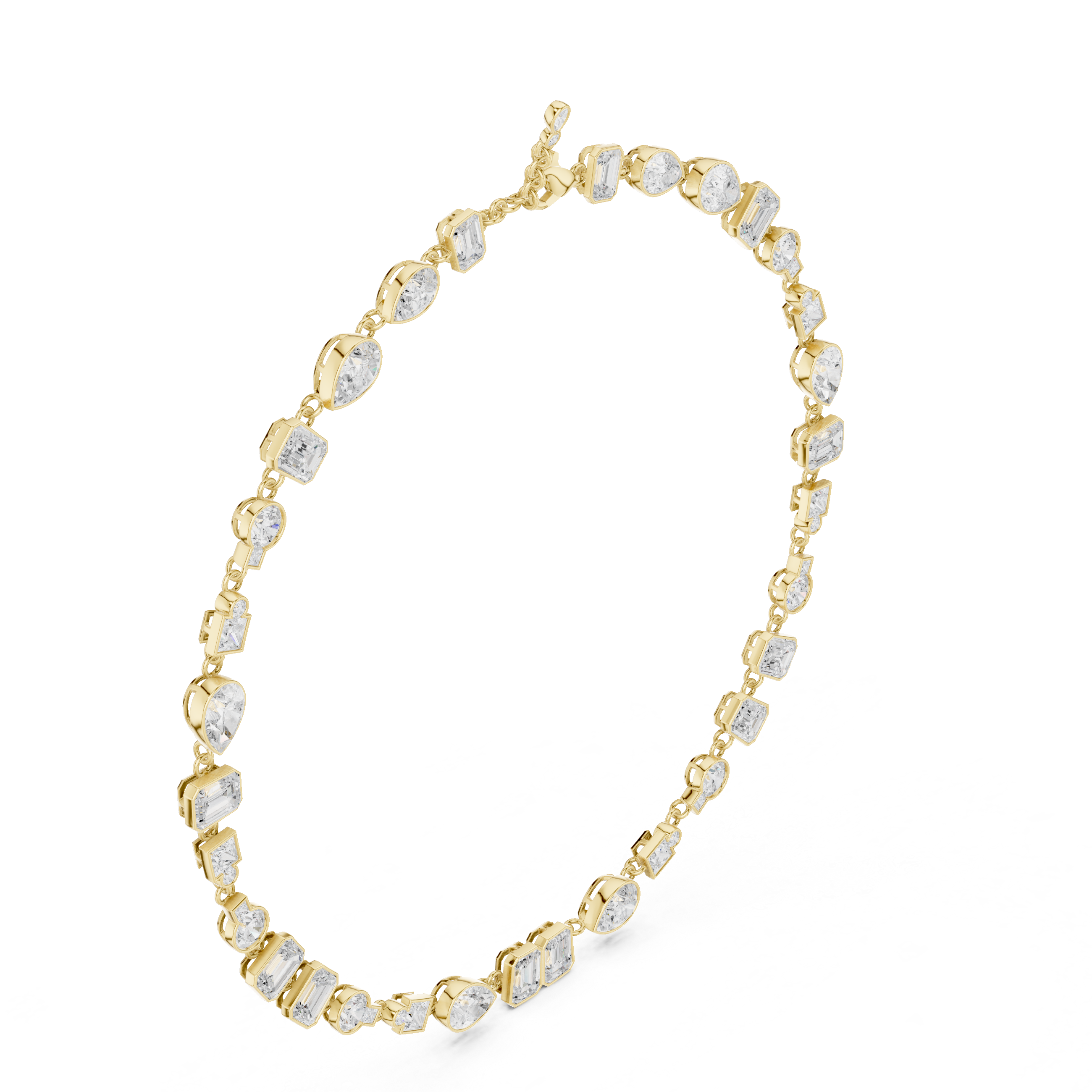 Glorious Emerald Princess Lab Grown Necklace