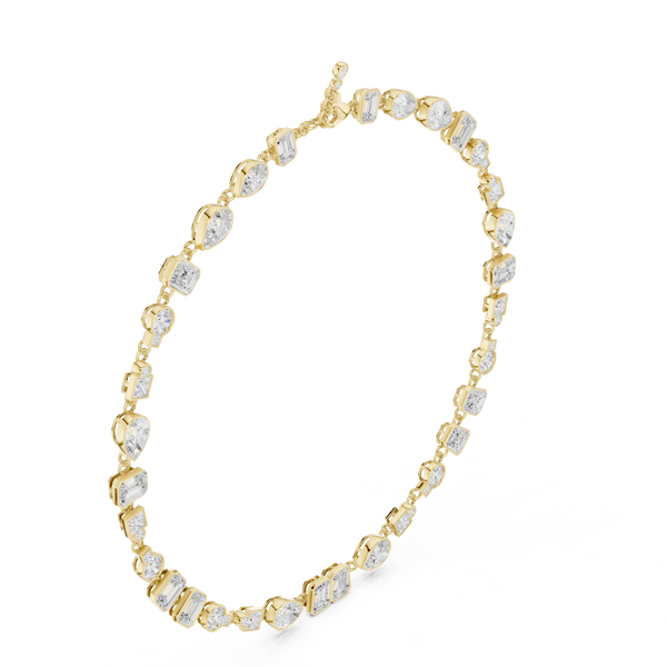 Glorious Emerald Princess Lab Grown Necklace