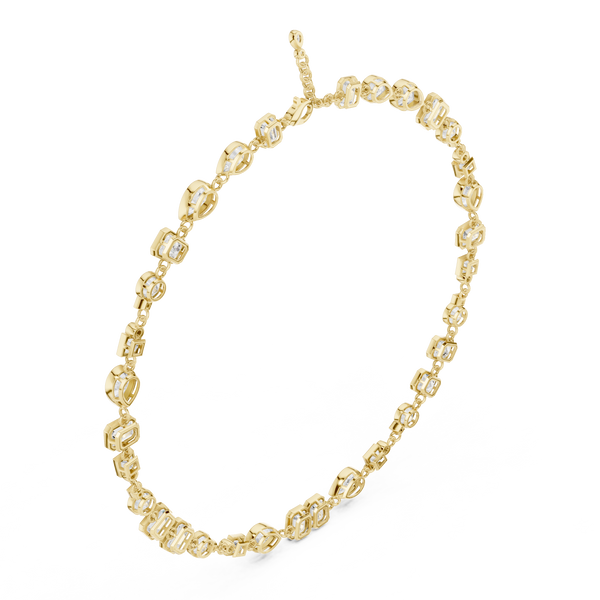 Glorious Emerald Princess Lab Grown Necklace