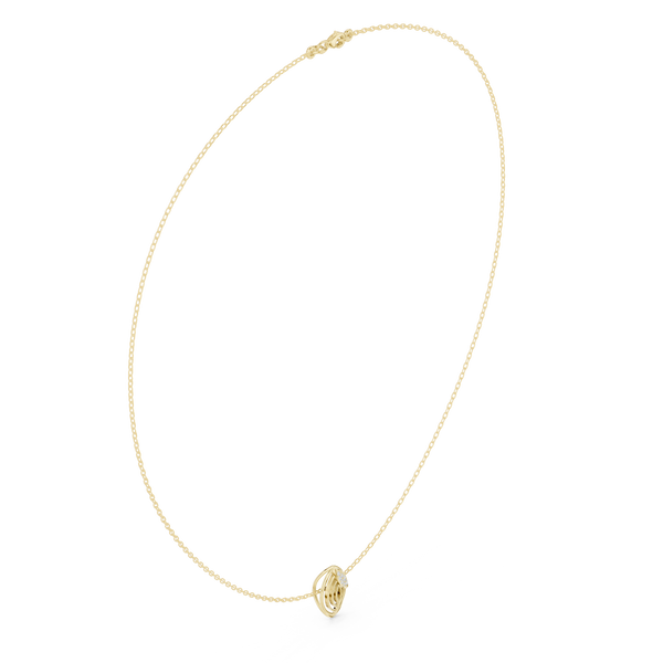 Radiant Classic-Cut Diamond Lab Grown Necklace
