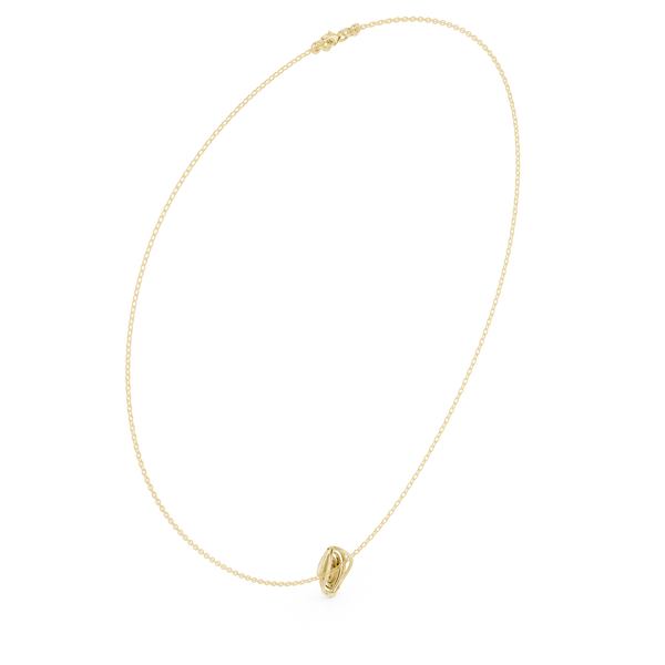 Radiant Classic-Cut Diamond Lab Grown Necklace