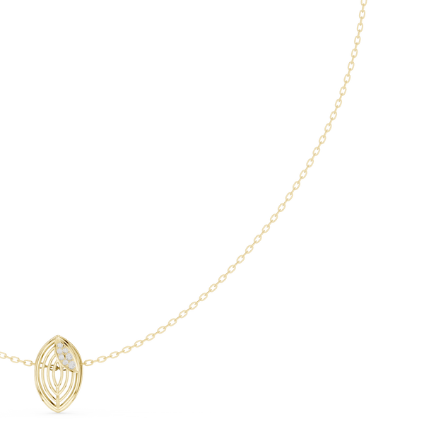 Radiant Classic-Cut Diamond Lab Grown Necklace
