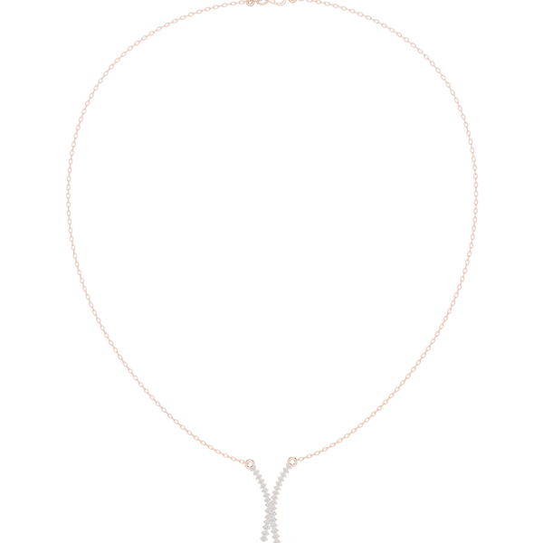 Charming Circular Diamond Lab Grown Necklace