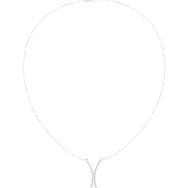 Charming Circular Diamond Lab Grown Necklace