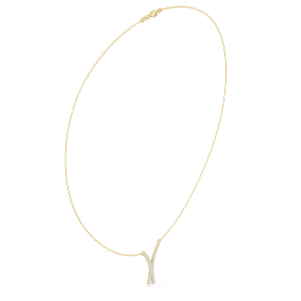 Charming Circular Diamond Lab Grown Necklace