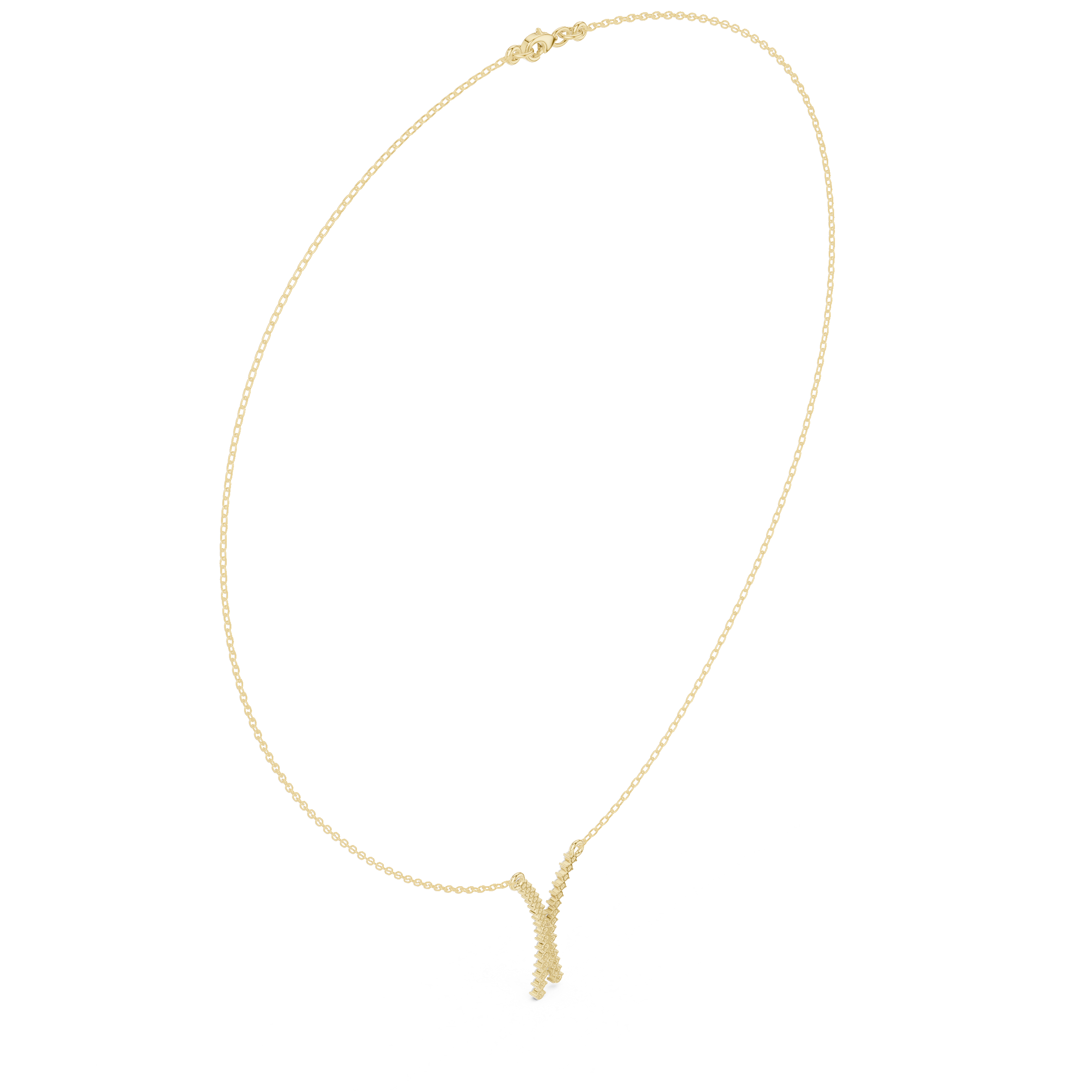Charming Circular Diamond Lab Grown Necklace