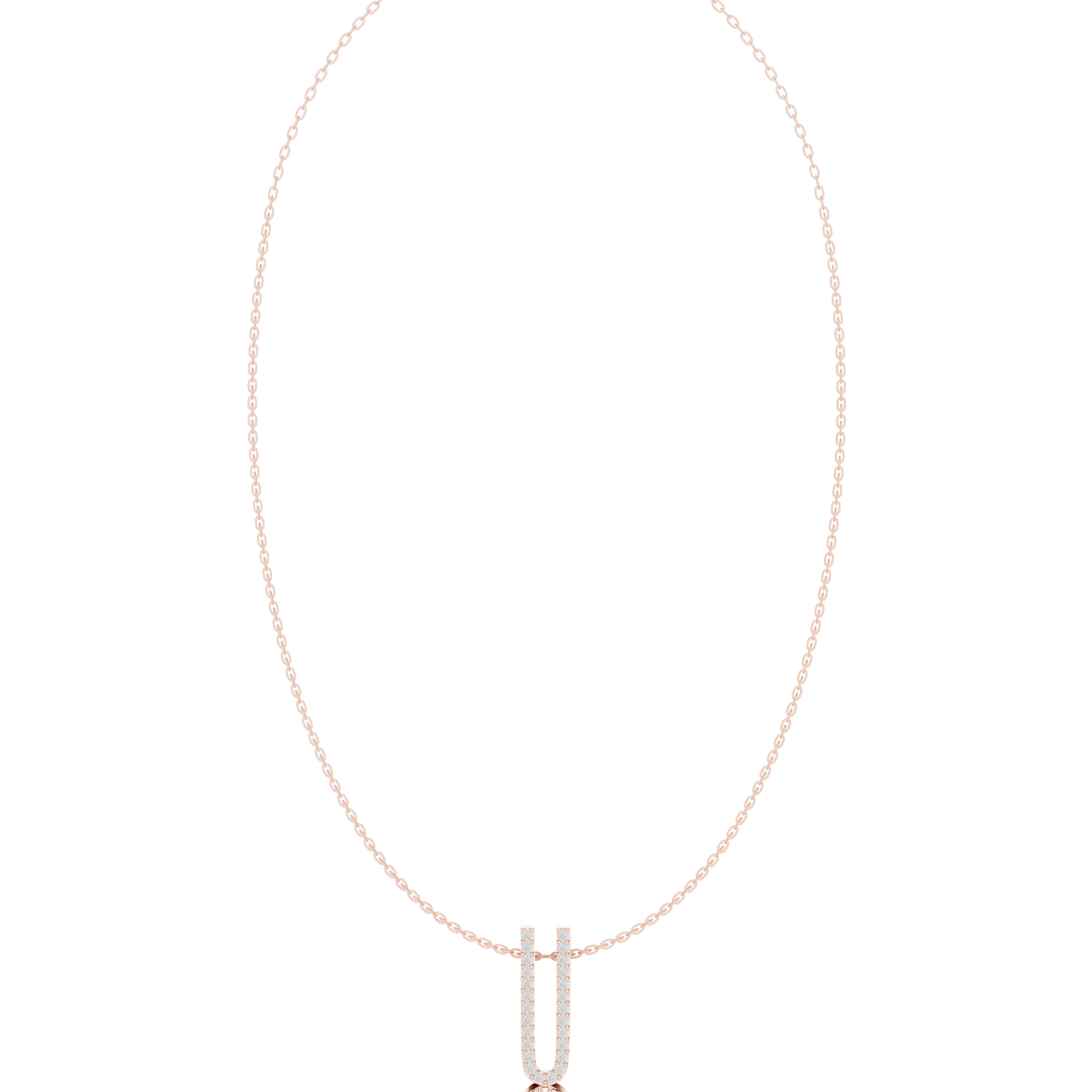 Alluring Classic-Cut Diamond Lab Grown Necklace