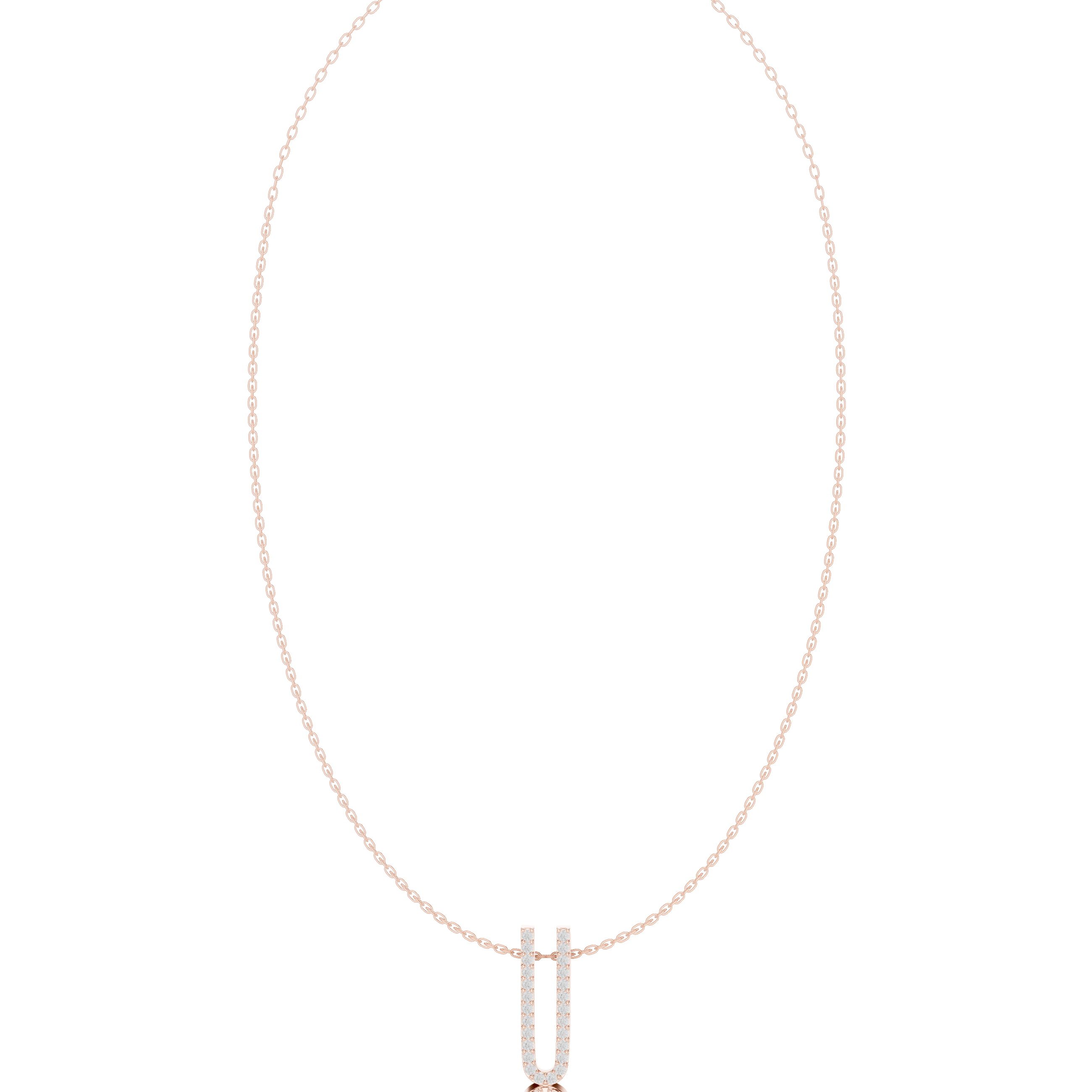 Alluring Classic-Cut Diamond Lab Grown Necklace