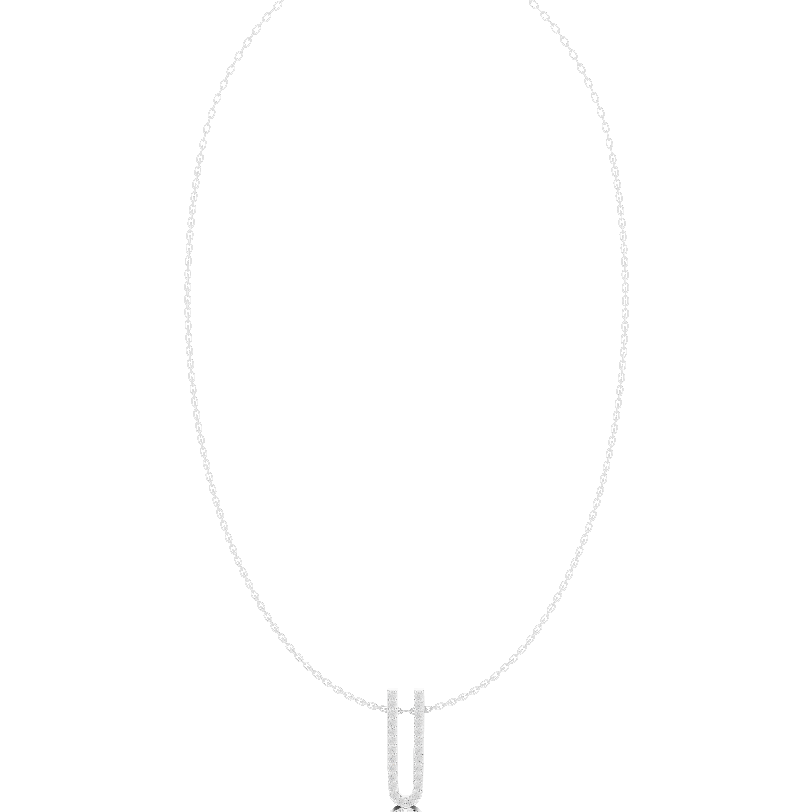 Alluring Classic-Cut Diamond Lab Grown Necklace