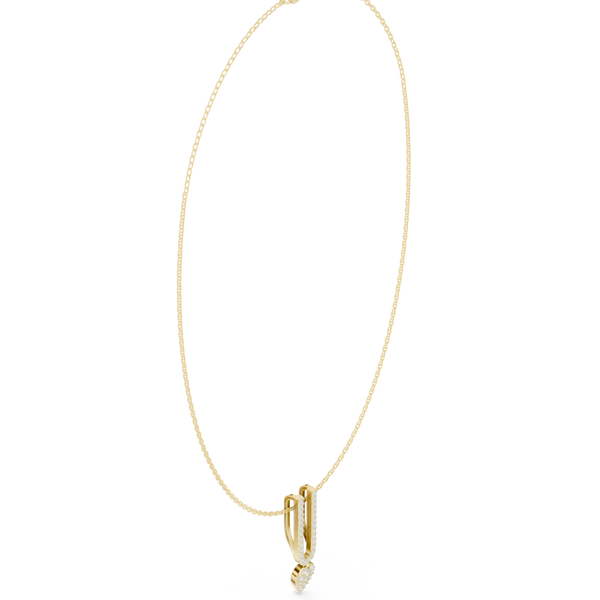 Alluring Classic-Cut Diamond Lab Grown Necklace
