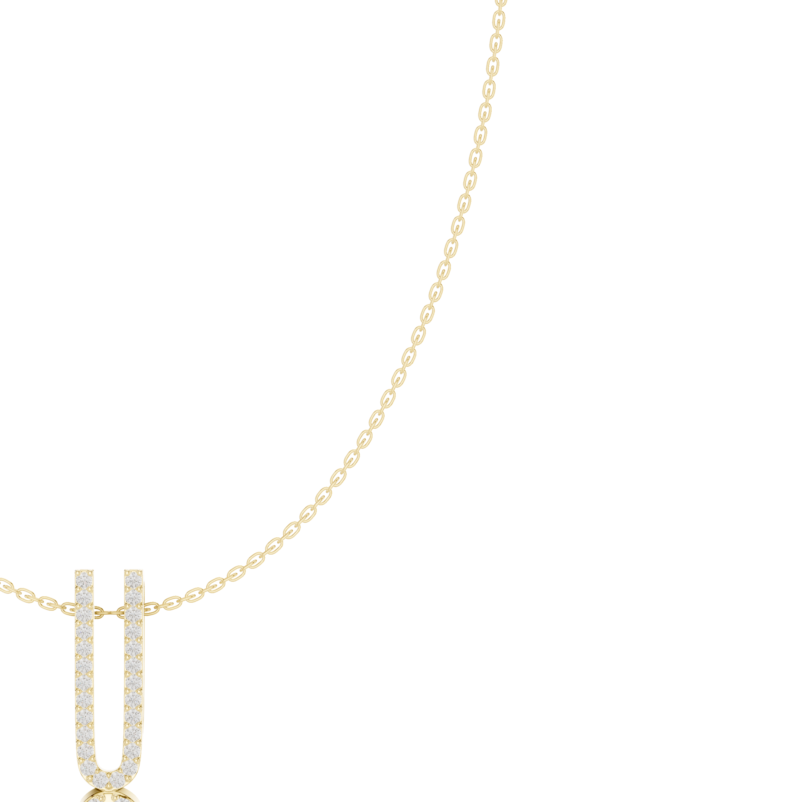 Alluring Classic-Cut Diamond Lab Grown Necklace