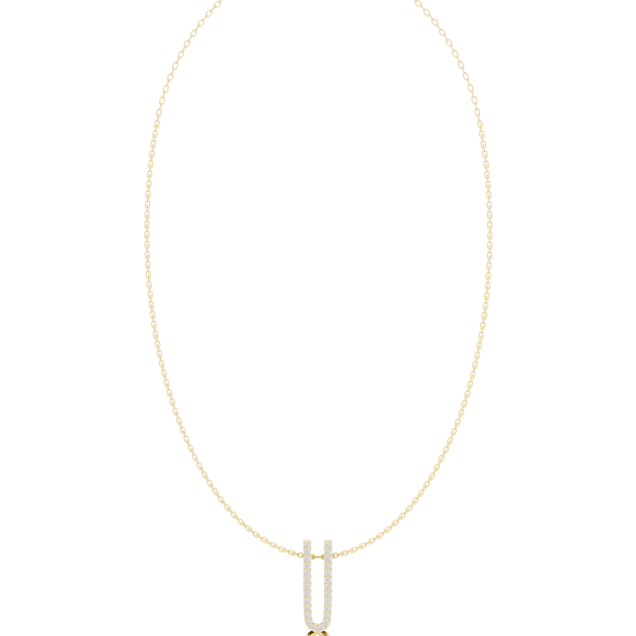 Alluring Classic-Cut Diamond Lab Grown Necklace