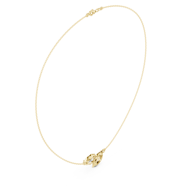 Stunning Pear Marquise Lab Grown Necklace