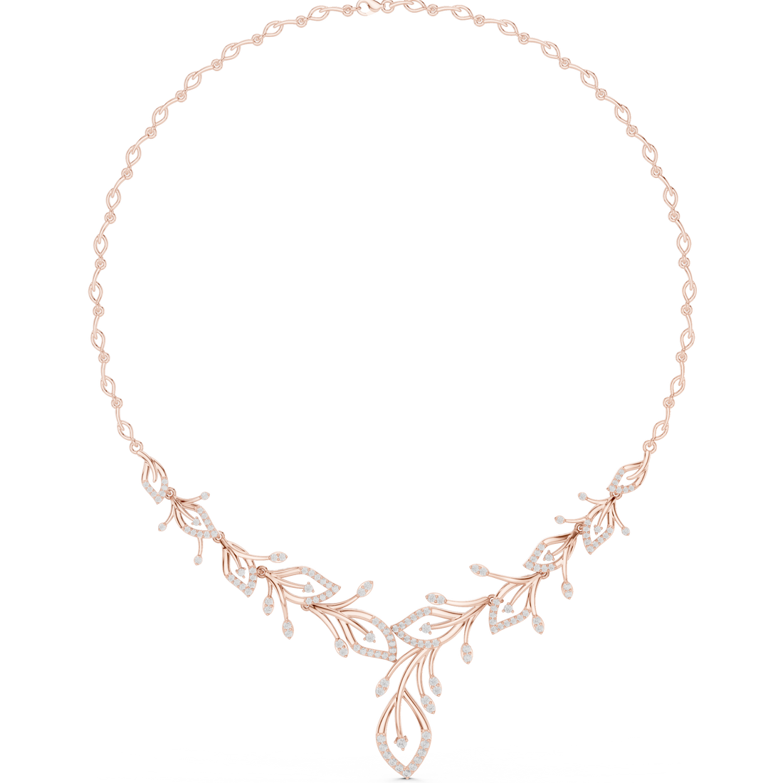 Opulent Spherical Diamond Lab Grown Necklace