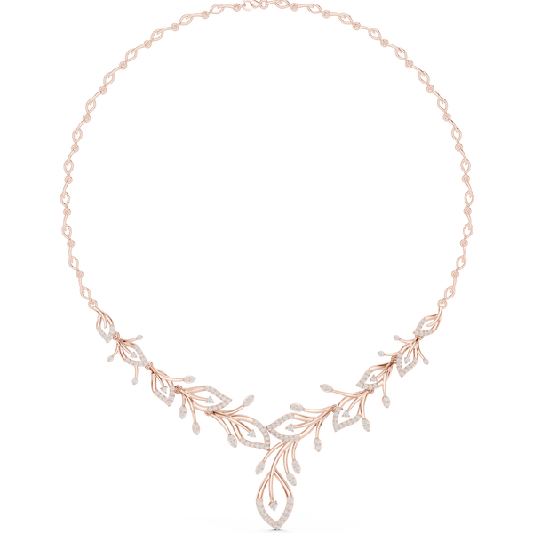 Opulent Spherical Diamond Lab Grown Necklace