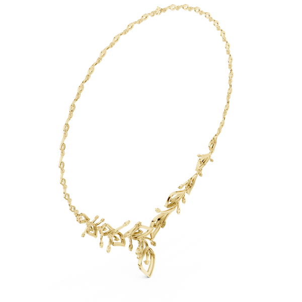 Opulent Spherical Diamond Lab Grown Necklace