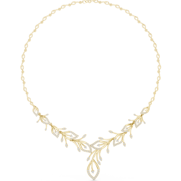 Opulent Spherical Diamond Lab Grown Necklace