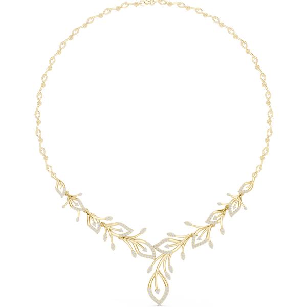 Opulent Spherical Diamond Lab Grown Necklace
