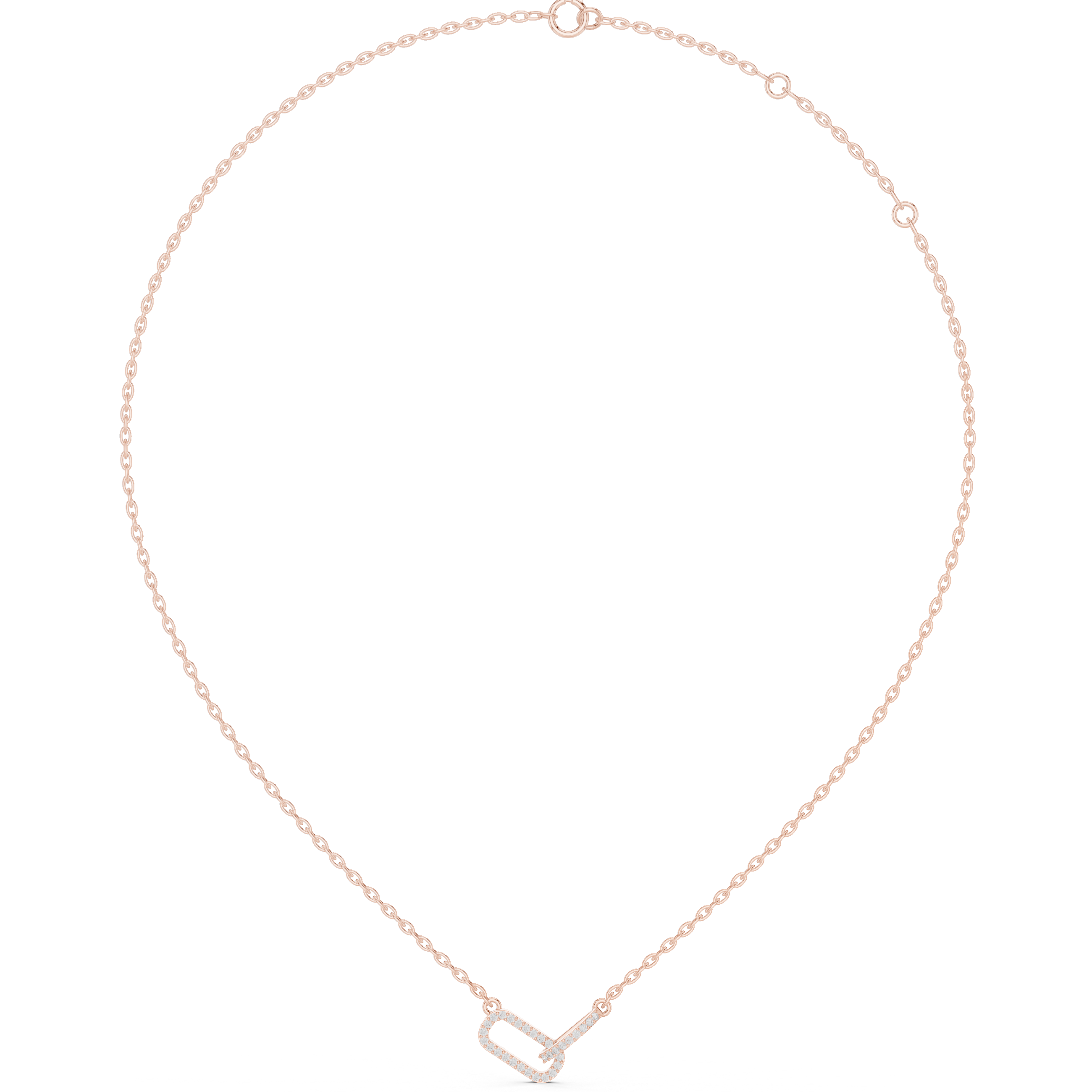 Captivating Brilliant Diamond Lab Grown Necklace
