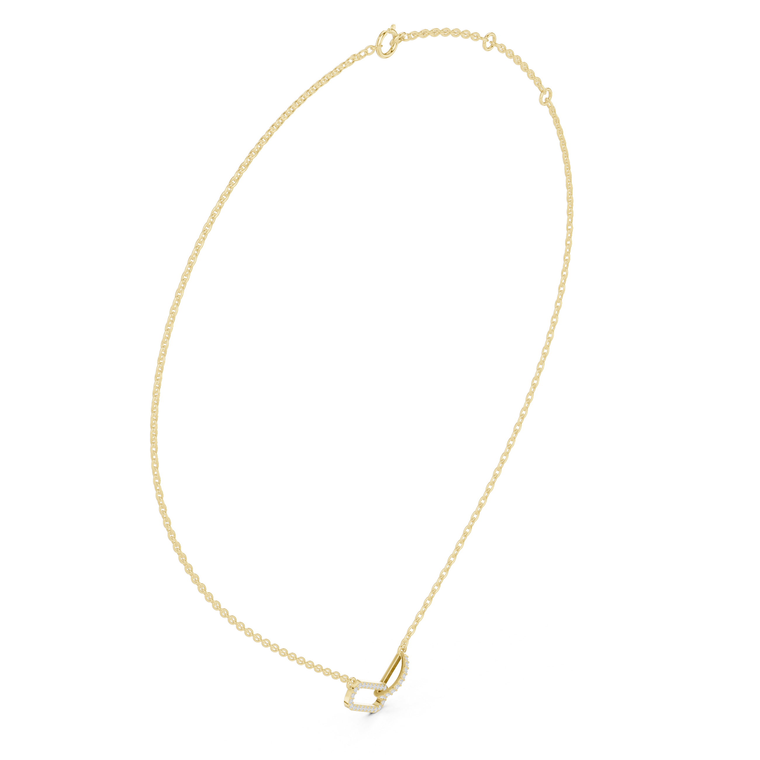 Captivating Brilliant Diamond Lab Grown Necklace