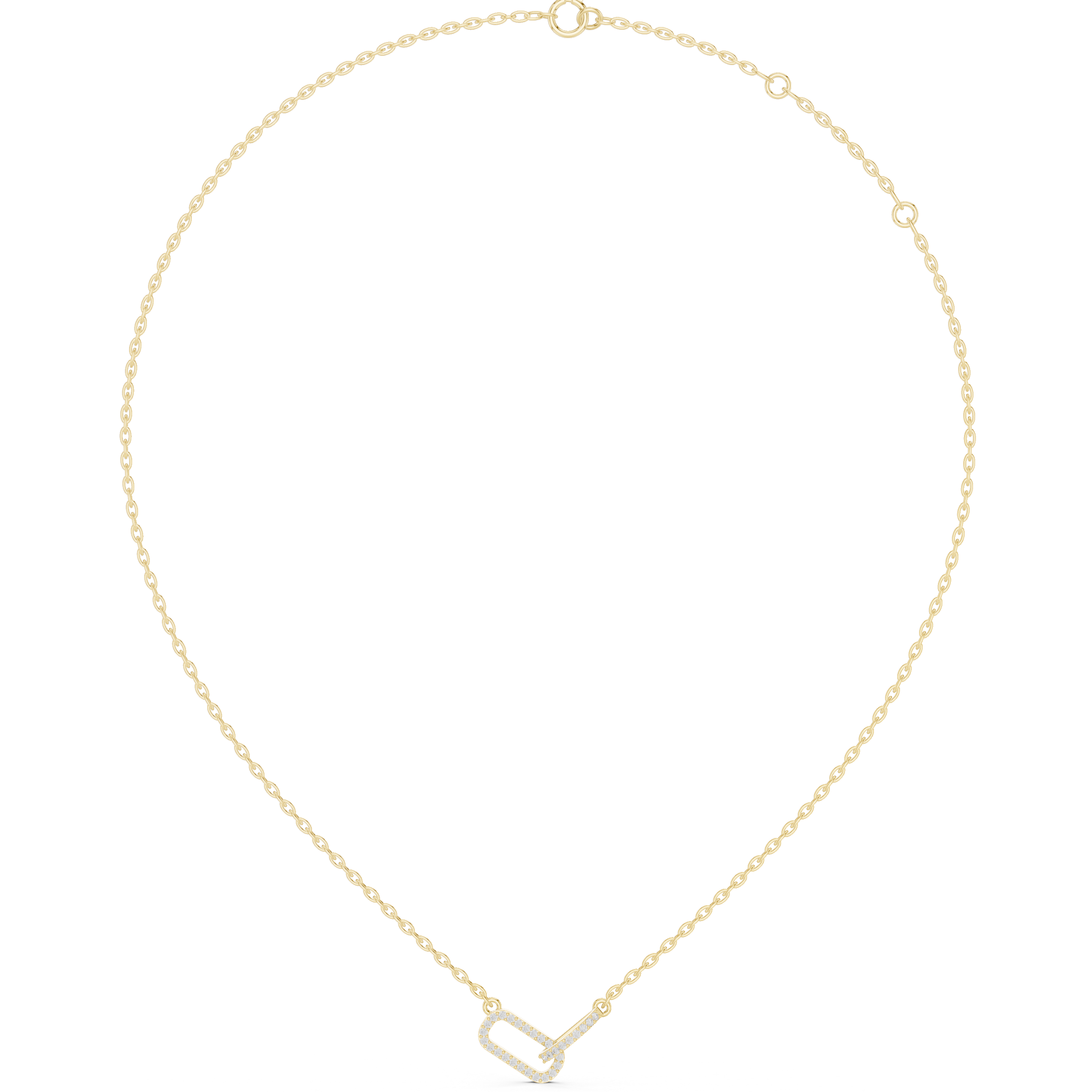 Captivating Brilliant Diamond Lab Grown Necklace