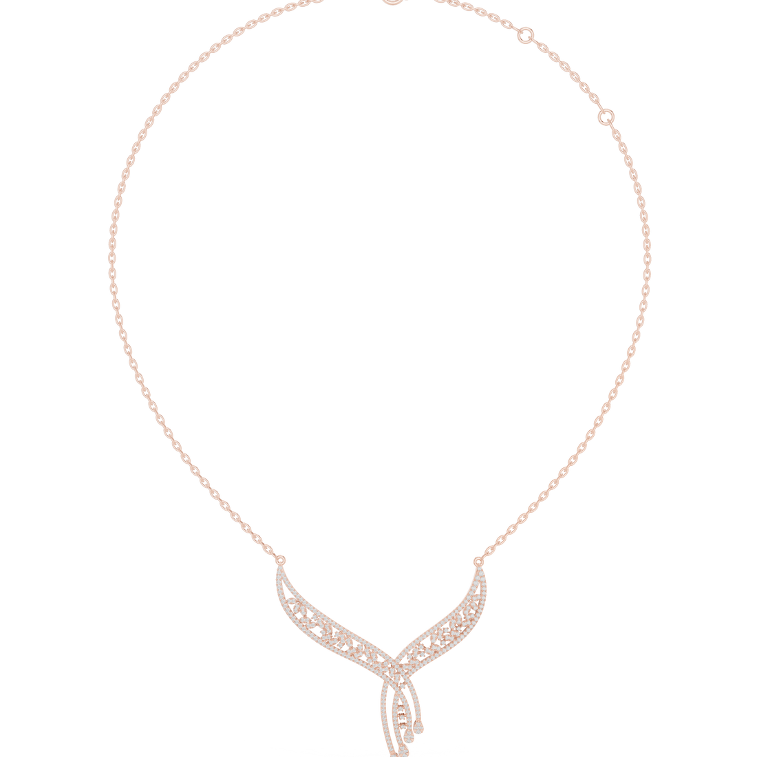Signature Circular Diamond Lab Grown Necklace