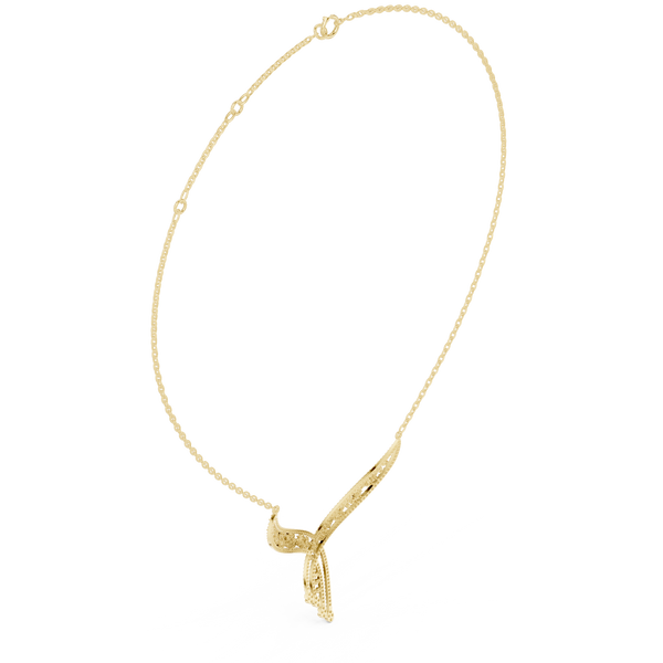 Signature Circular Diamond Lab Grown Necklace