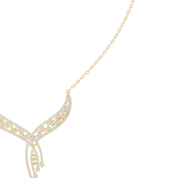 Signature Circular Diamond Lab Grown Necklace