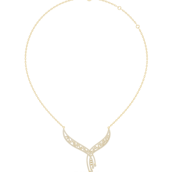 Signature Circular Diamond Lab Grown Necklace
