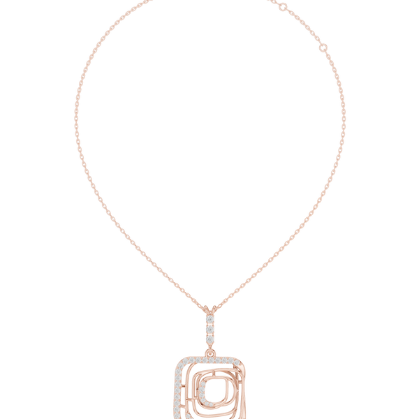 Enchanting Circular Diamond Lab Grown Necklace