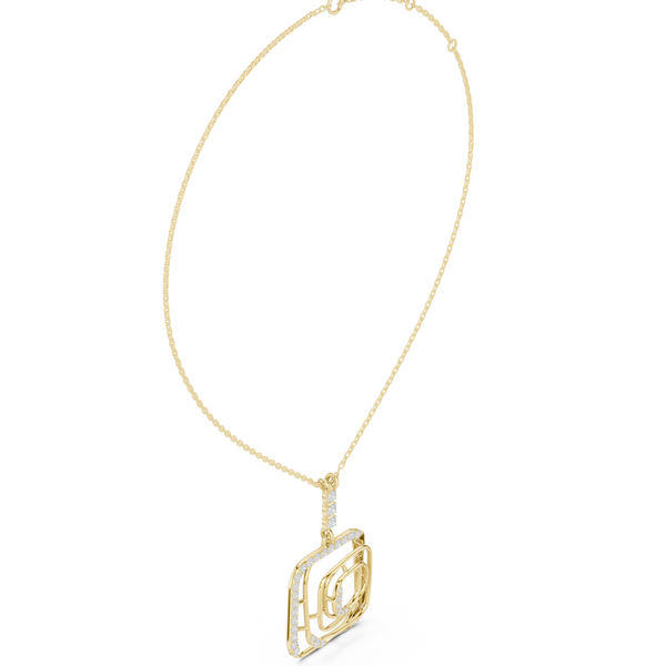 Enchanting Circular Diamond Lab Grown Necklace