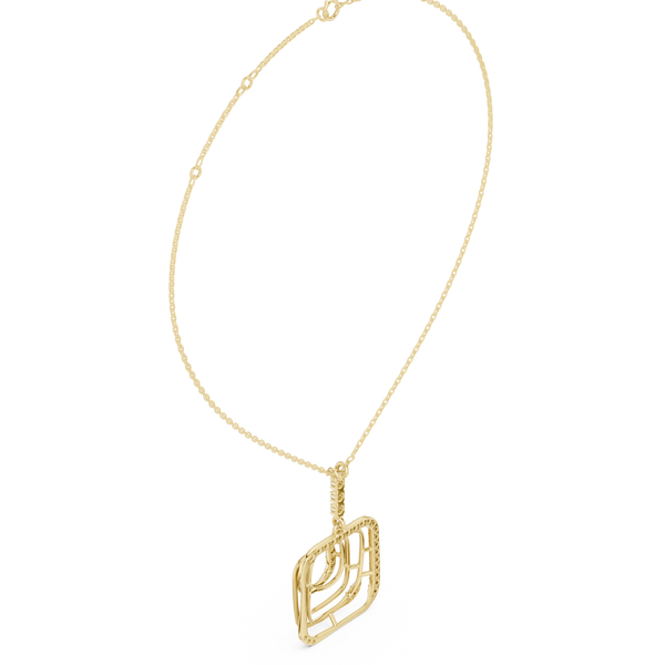 Enchanting Circular Diamond Lab Grown Necklace