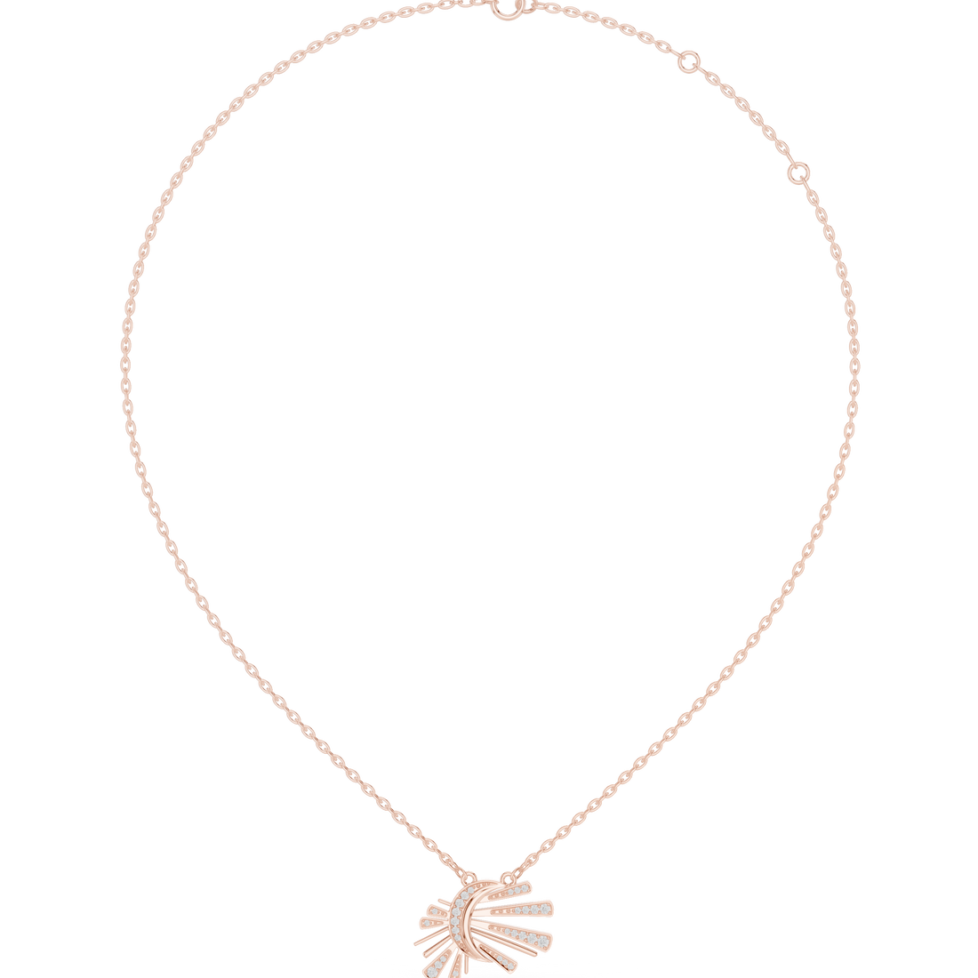Breathtaking Spherical Diamond Lab Grown Necklace