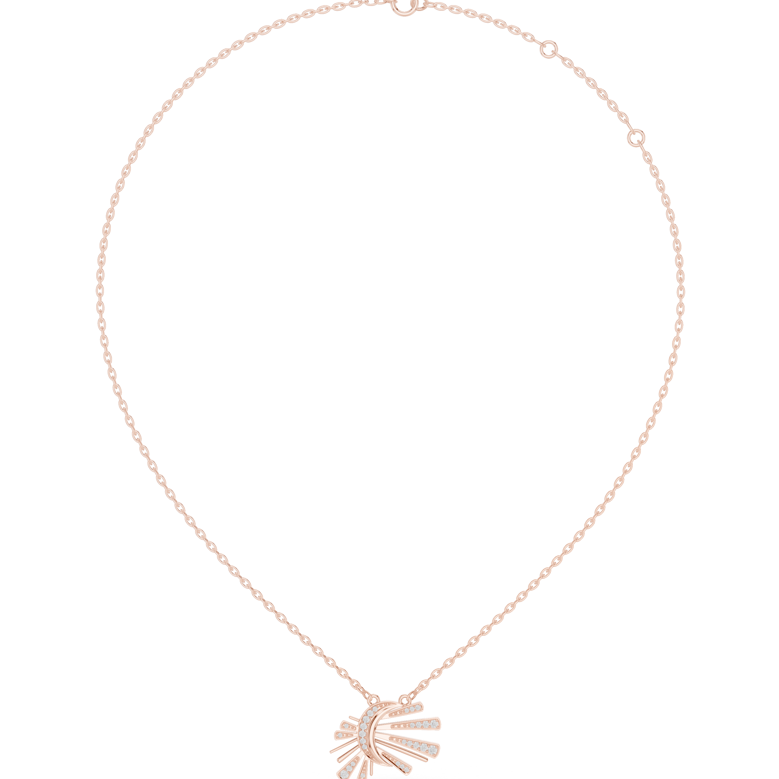 Breathtaking Spherical Diamond Lab Grown Necklace