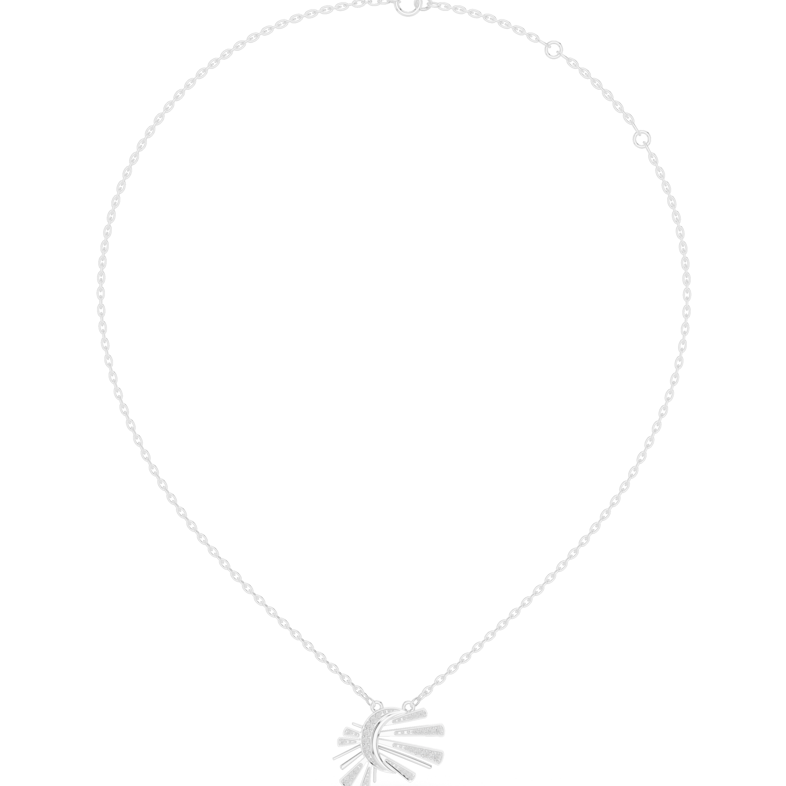 Breathtaking Spherical Diamond Lab Grown Necklace