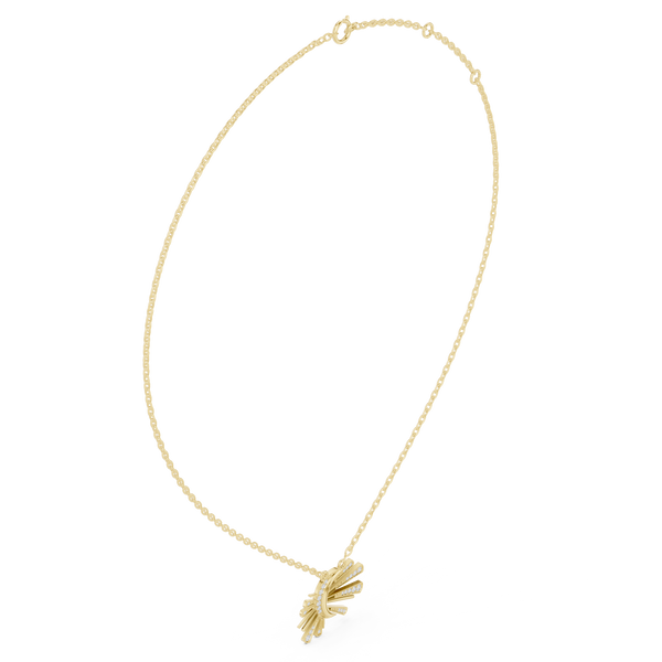 Breathtaking Spherical Diamond Lab Grown Necklace