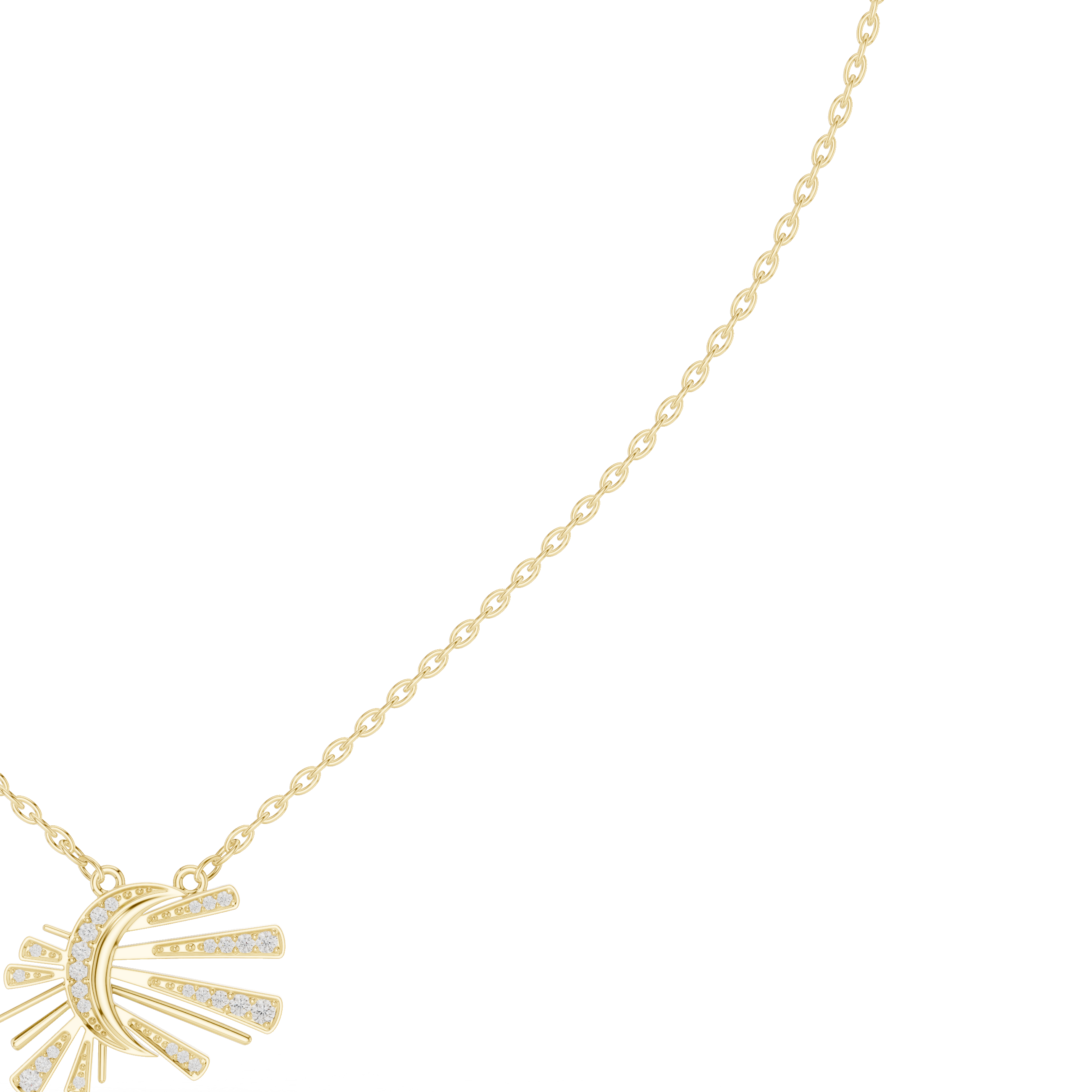 Breathtaking Spherical Diamond Lab Grown Necklace