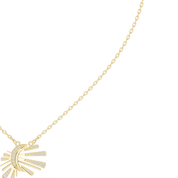 Breathtaking Spherical Diamond Lab Grown Necklace