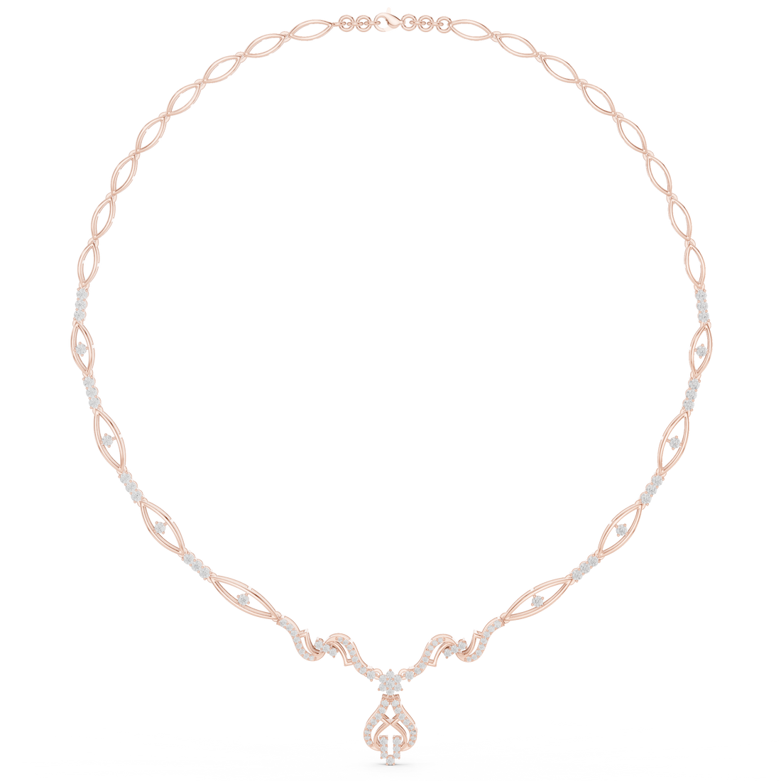 Majestic Brilliant Diamond Lab Grown Necklace