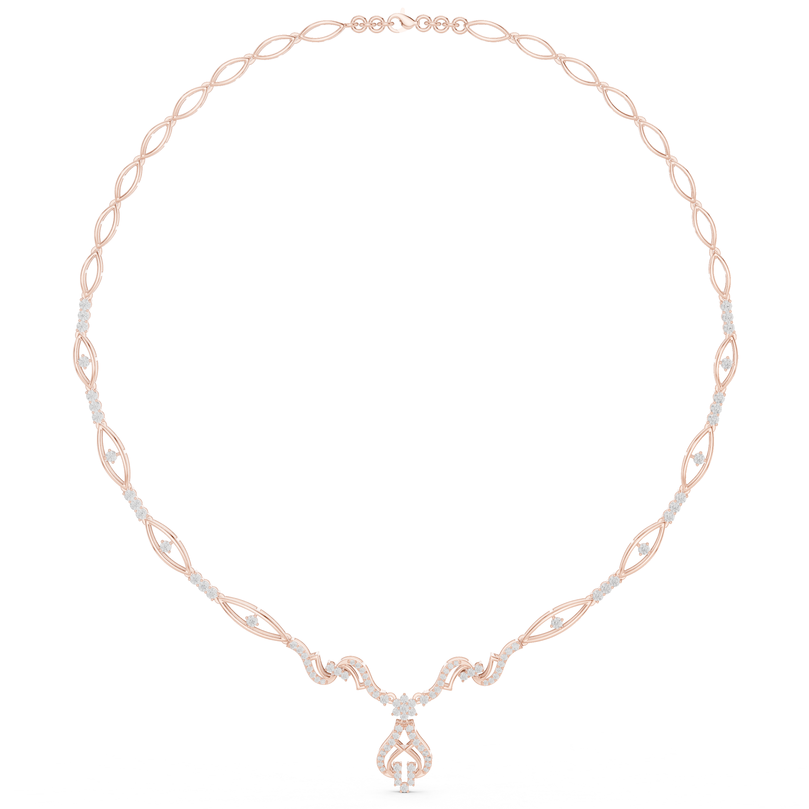Majestic Brilliant Diamond Lab Grown Necklace