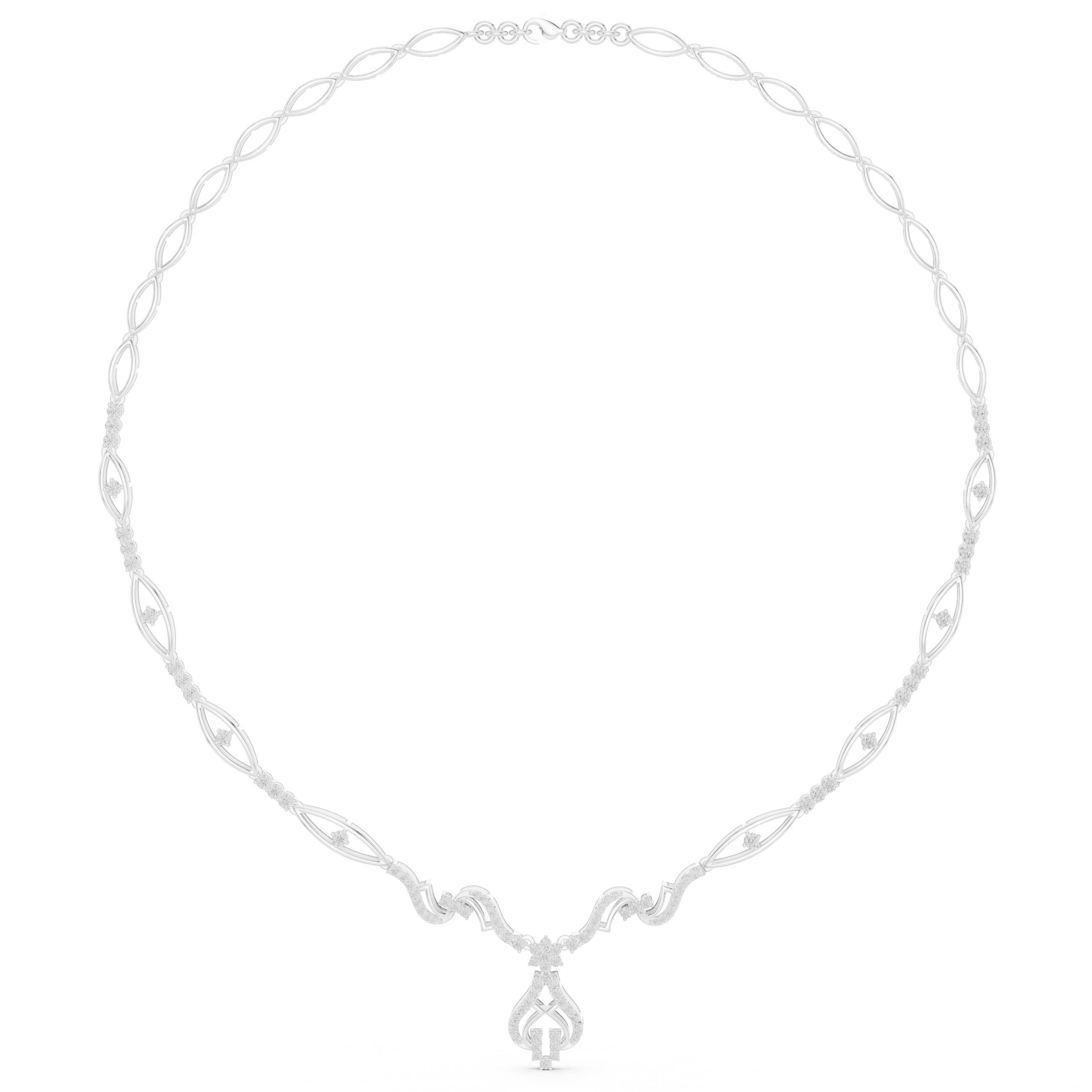 Majestic Brilliant Diamond Lab Grown Necklace