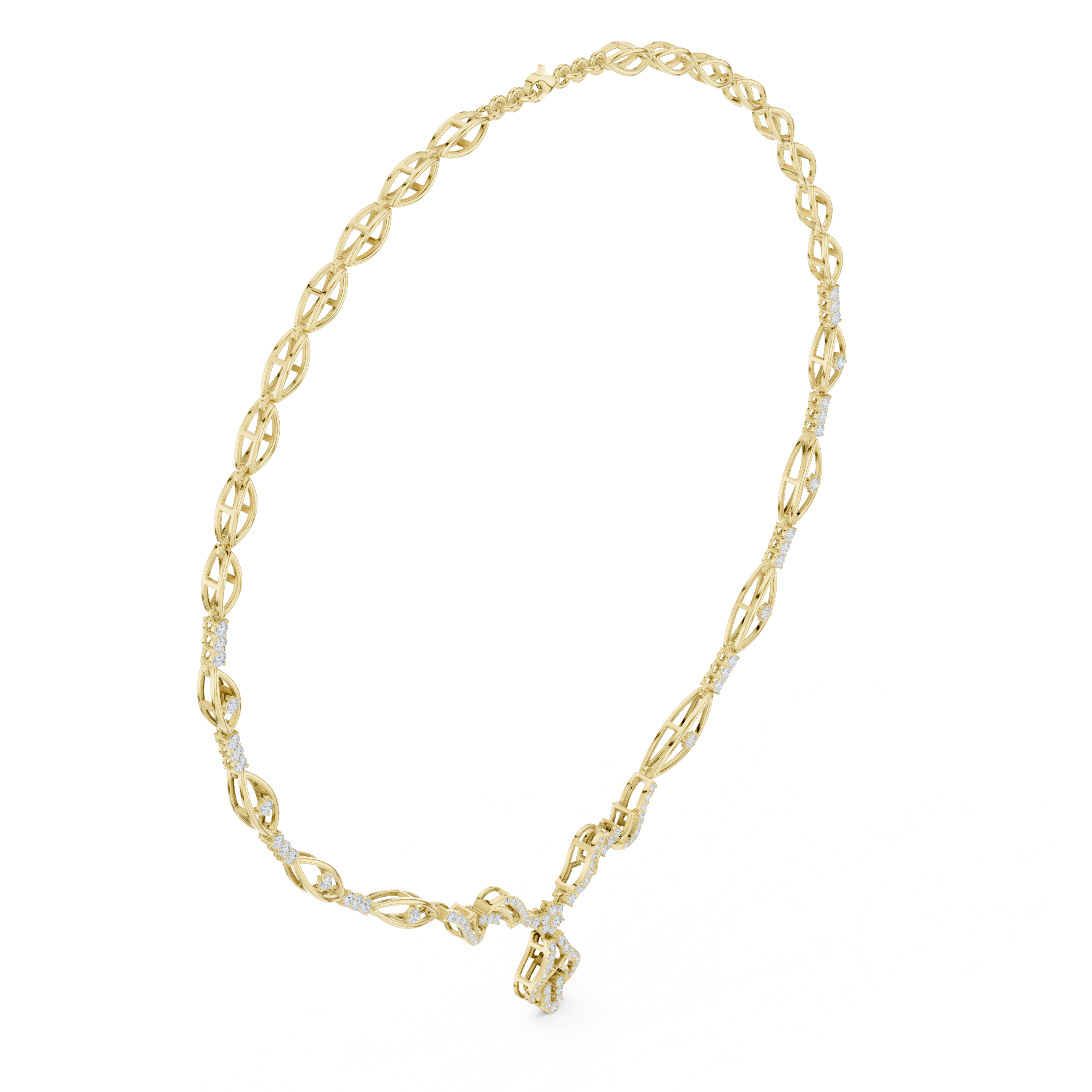 Majestic Brilliant Diamond Lab Grown Necklace