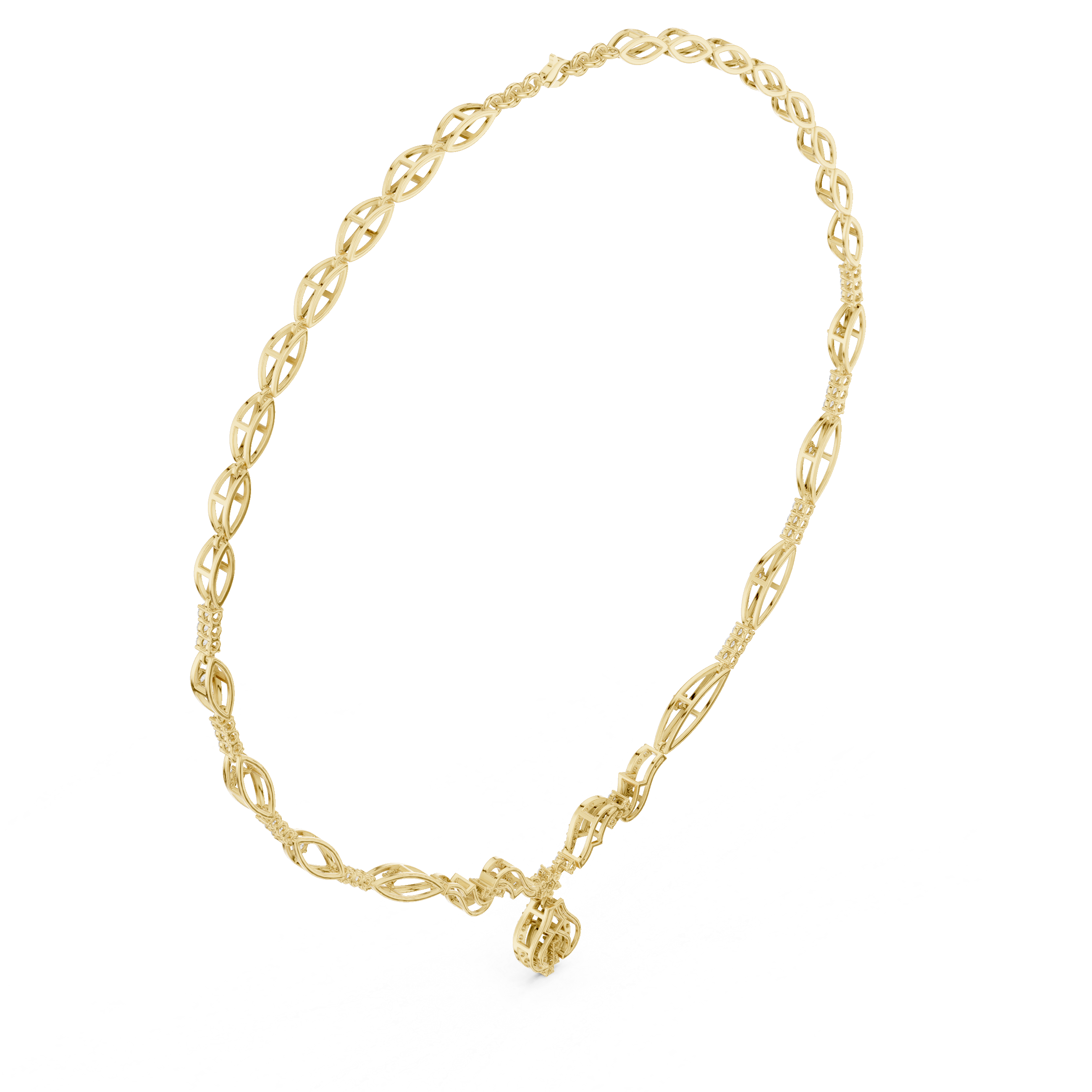 Majestic Brilliant Diamond Lab Grown Necklace