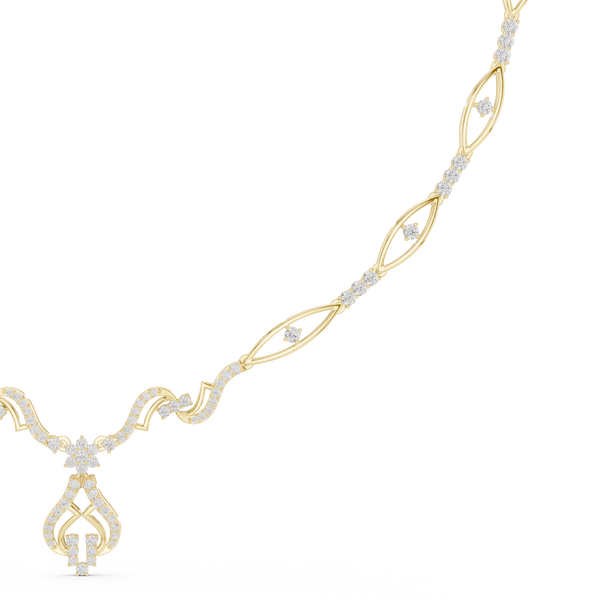 Majestic Brilliant Diamond Lab Grown Necklace
