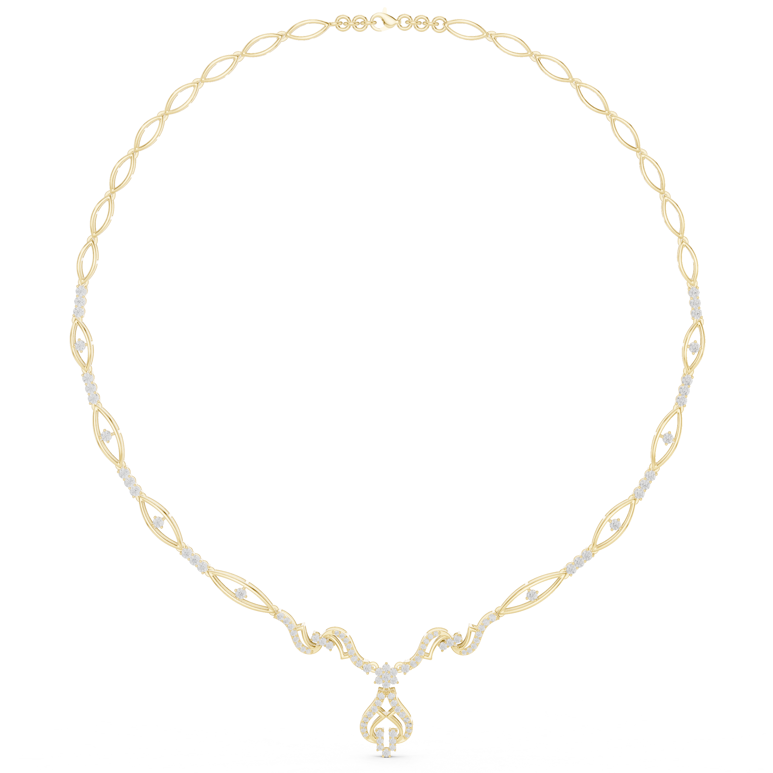 Majestic Brilliant Diamond Lab Grown Necklace